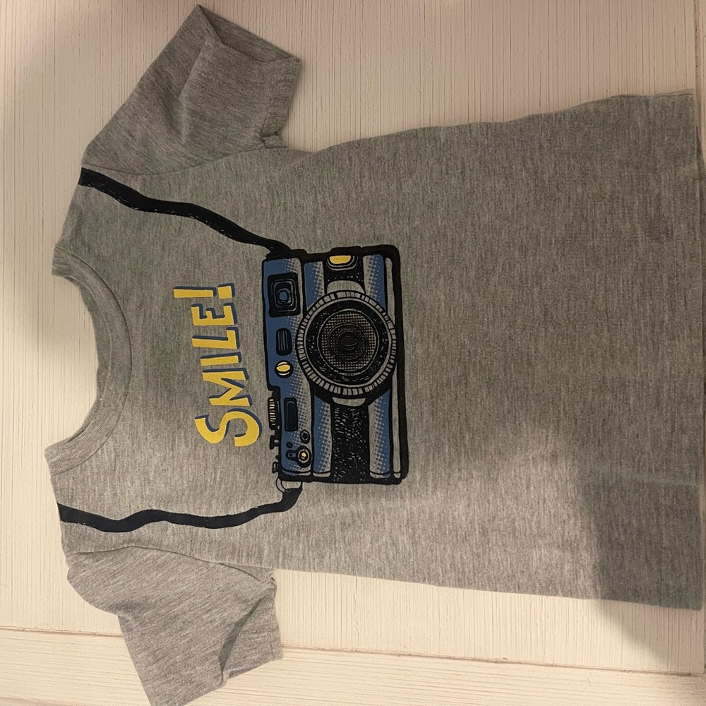 Toddler camera t shirt